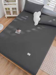 Chữ Vá Chi Tiết Trang Bị Tấm Tối Giản Chất Liệu Vải Chống Thấm Nước Trang Bị Tấm Đáy Cho Phòng Ngủ - Màu xám đen - Xem 6