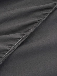 Chữ Vá Chi Tiết Trang Bị Tấm Tối Giản Chất Liệu Vải Chống Thấm Nước Trang Bị Tấm Đáy Cho Phòng Ngủ - Màu xám đen - Xem 9