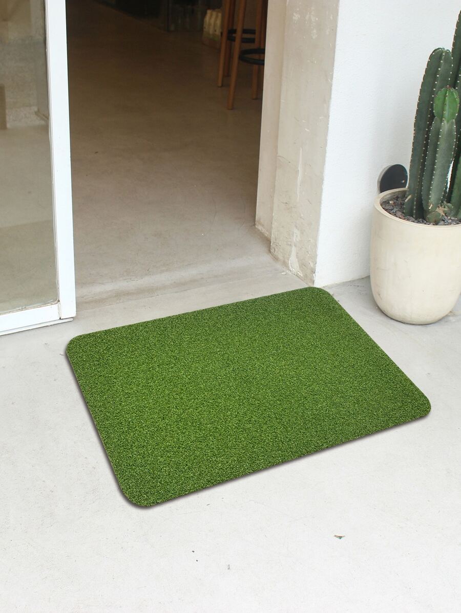 1 pieza de alfombra de piso de hierba artificial para exterior, decoración de habitaciones - Verde - Ver 1