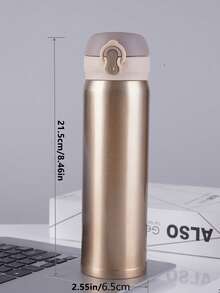 1入組不銹鋼絕緣現代金色保溫瓶