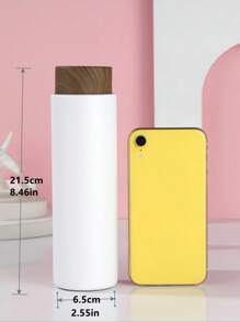 Portable Stainless Steel Insulated Bottle - White - View 2