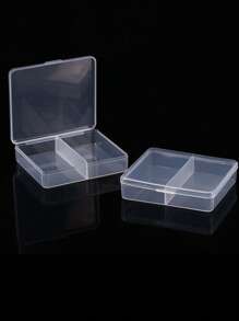 Hộp lưu trữ đồ trang sức trong suốt 1pc - Trong sáng - Xem 1