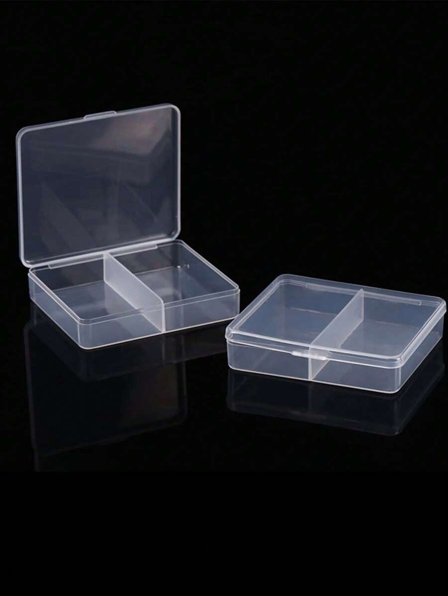 Hộp lưu trữ đồ trang sức trong suốt 1pc - Trong sáng - Xem 1