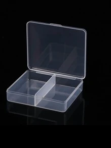 Hộp lưu trữ đồ trang sức trong suốt 1pc - Trong sáng - Xem 2