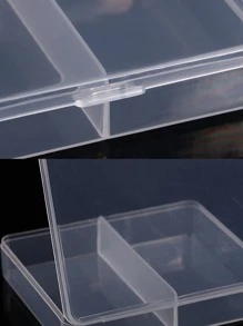 Hộp lưu trữ đồ trang sức trong suốt 1pc - Trong sáng - Xem 6