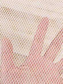 1 pieza Bolsa de lavandería de malla - Blanco - Ver 7