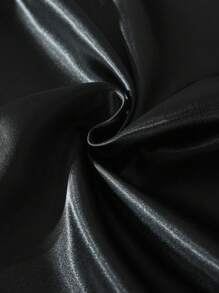 Bộ 2 vỏ gối bằng vải satin polyester, vỏ gối màu trơn phù hợp với tóc và da, khóa kéo dạng phong bì, không có ruột gối, phù hợp cho phòng ngủ/phòng khách/ký túc xá (trai/gái)/du lịch - màu đen - Xem 8