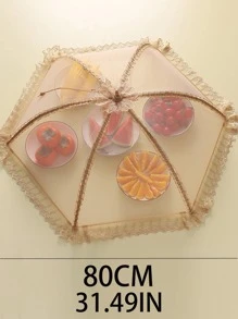 1入組便攜餐飲防塵套 - 薑色 - 查看 6