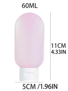 1個可攜式可補充的沐浴露瓶 - 粉色 - 查看 3