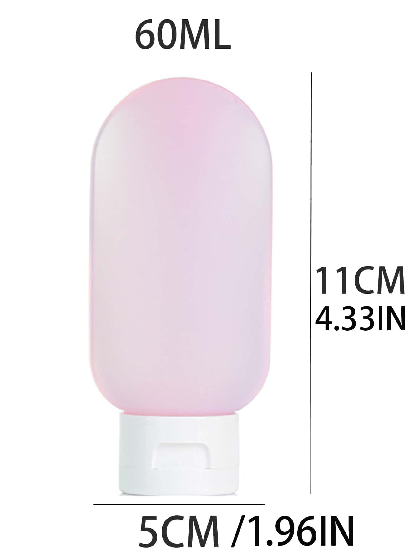 1個可攜式可補充的沐浴露瓶 - 粉色 - 查看 3