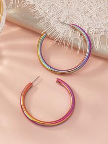 1 đôi bông tai hình ba chiều thời trang cho phụ nữ để trang trí hàng ngày - Nhiều màu - Xem 4