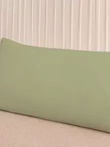 1个纯色抱枕套，适用于51*137厘米枕芯，可用于沙发、床、户外、宿舍（男生/女生宿舍床上用品） - 綠色 - 查看 5