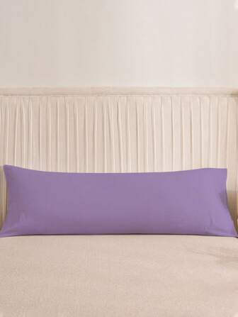 1 件纯色长款抱枕套，适合 51*137 厘米枕芯，适用于沙发/床/户外/宿舍（男生/女生宿舍床上用品）