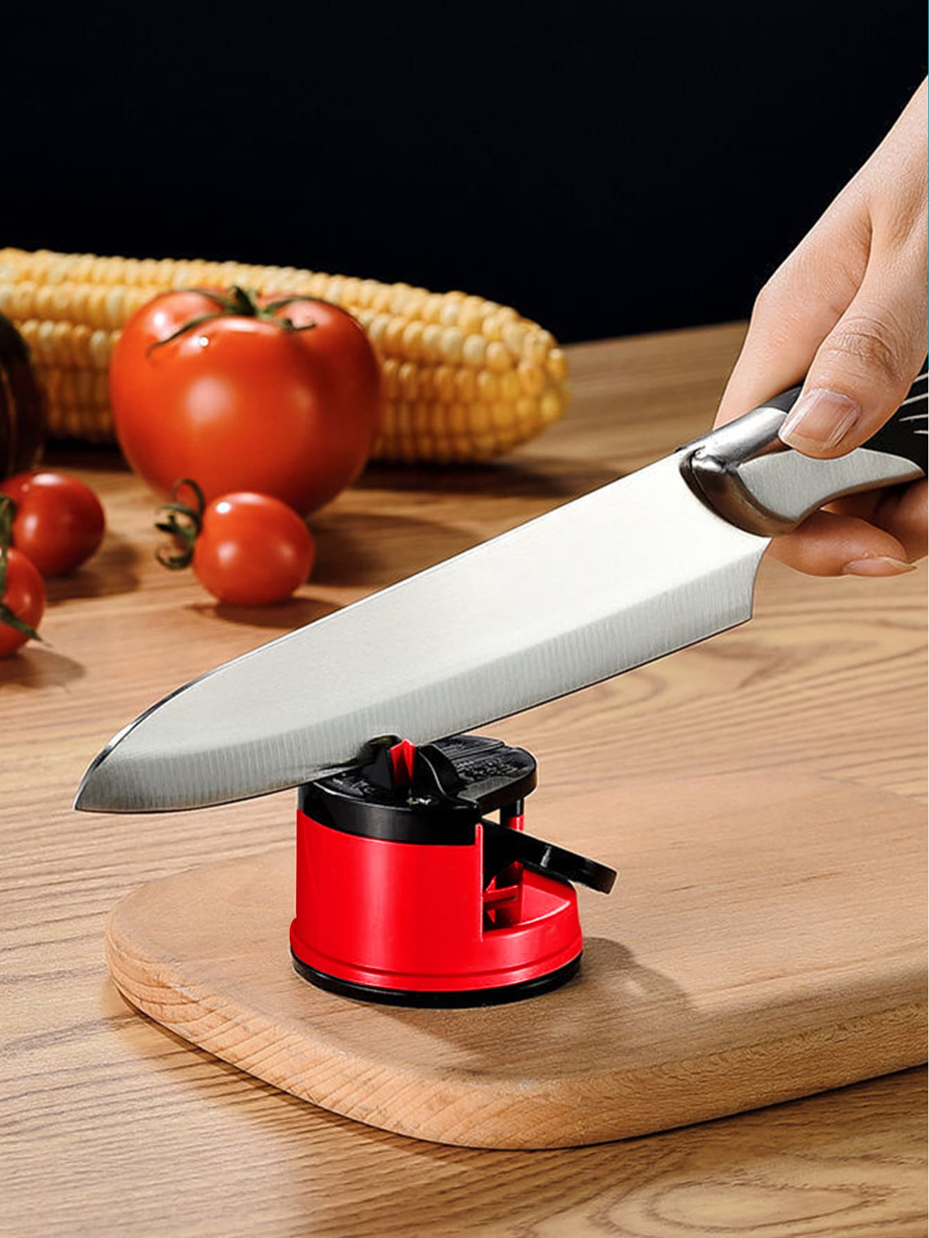 1pc Multifunction Knife Sharpener - Multicolor - View 1