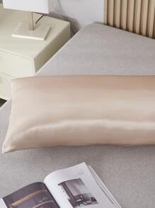 Plain Satin Body Pillowcase Without Filler - Champagne - View 4