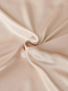 Plain Satin Body Pillowcase Without Filler - Champagne - View 5