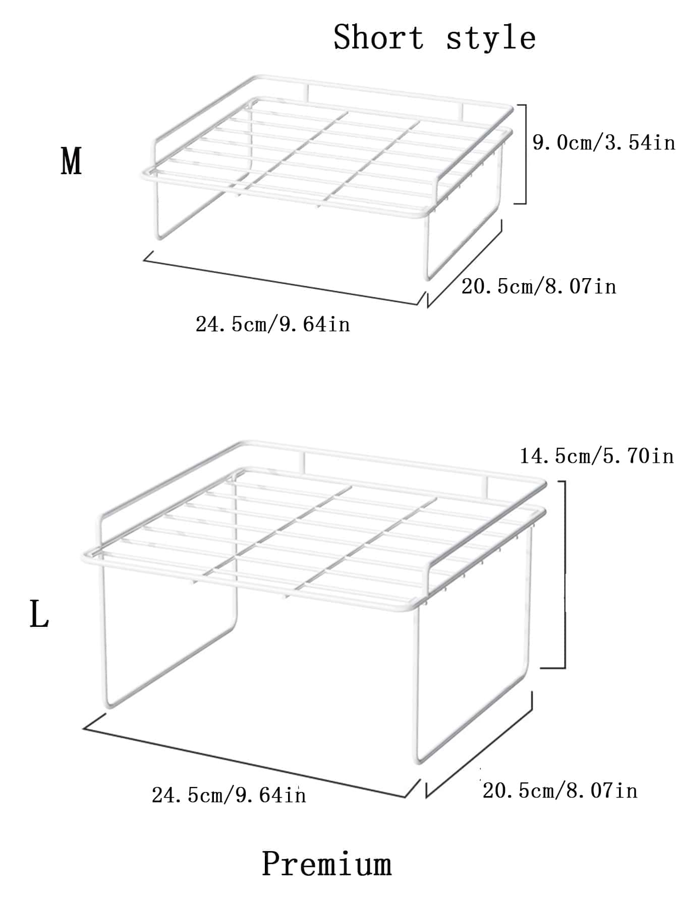 1pc Kitchen Sink Under Cabinet Storage Organizer Rack For Cookware With White Color
