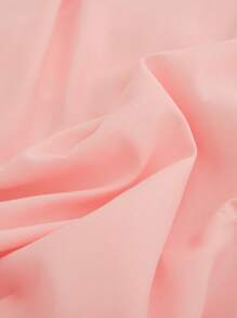 1 cặp áo gối màu trơn không có chất độn - Hồng - Xem 3