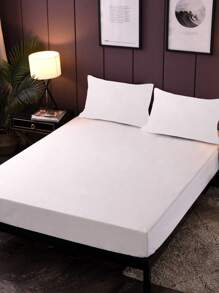 Bộ trang tính được trang bị màu rắn không có chất làm đầy - trắng - Xem 1