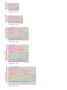 1pc Polyester Rug, Modern Tie Dye Fuzzy Bedroom Rug For Living Room - Multicolor - View 3