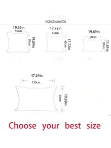 素色靠墊套不附帶墊芯 - 深灰色 - 查看 2