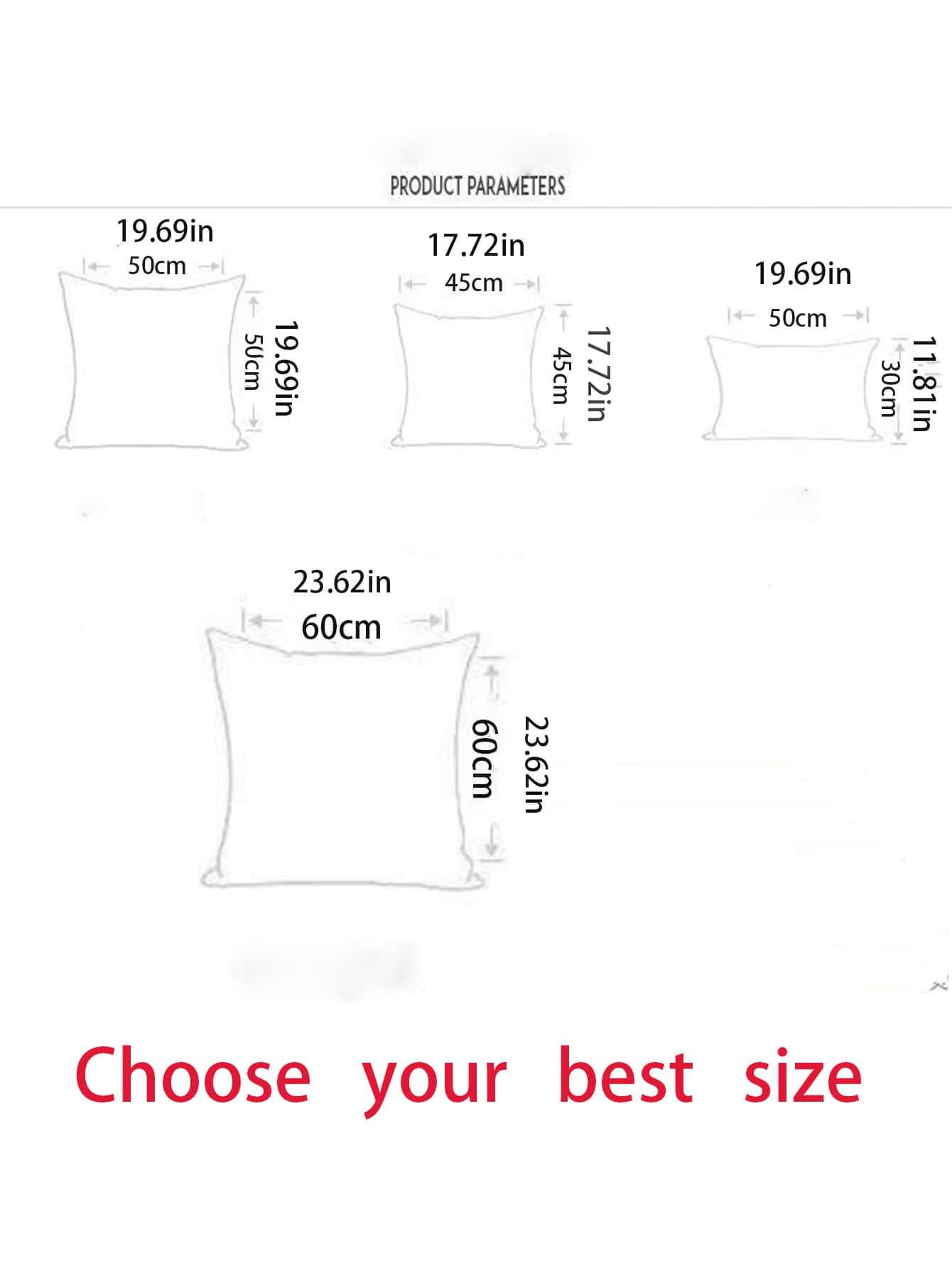 1入組心形圖案素色靠墊套無填充物滌綸柔軟家居抱枕套 - 綠色 - 查看 2