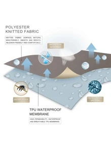 Tấm trang bị không thấm nước màu rắn - Rượu sâm banh - Xem 4