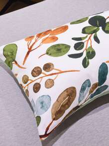 1pc High Definition Printed Floral Long Pillow Case, Suitable For Body Pillow, Room/Sofa Decor, Travel & Napping Reliable - Multicolor - View 8