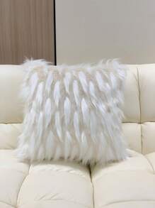 Funda de cojín sin relleno simple felpa