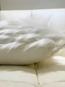 Funda de cojín sin relleno simple felpa