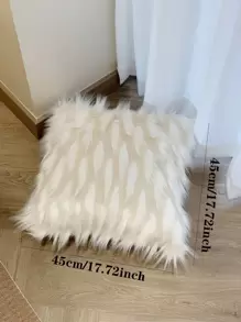 Funda de cojín sin relleno simple felpa