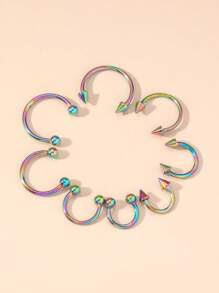 8 件/16 件/10 件不锈钢 C 形鼻环