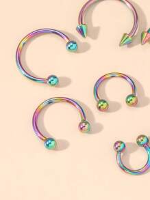 8 件/16 件/10 件不锈钢 C 形鼻环