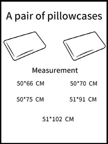 Áo gối trơn 1 cặp không có chất làm đầy - trắng - Xem 3