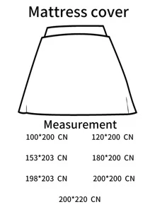 Sábana bajera simple impermeable - Gris Claro - Ver 6