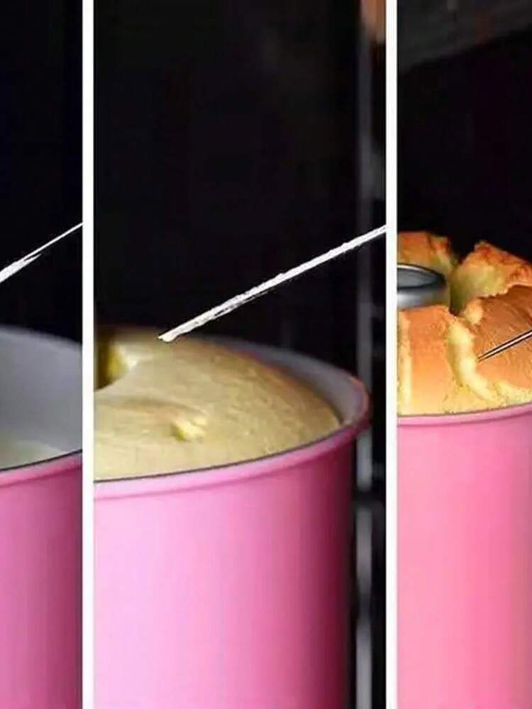 1 st rostfritt stål tårta teststicka, daglig bokstav grafisk bakning testnål för kök - Vitt - Visa 3