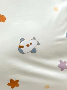 3pcs/set Cartoon Star Pattern Duvet Cover & 2 Pillowcase ), Modern Polyester Bedding Set For Home - Multicolor - View 6