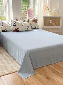 3pcs/set Cartoon Bear Pattern Duvet Cover & 2 Pillowcase ), Modern Polyester Bedding Set For Home - Multicolor - View 5