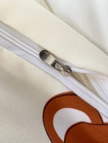 3pcs/set Cartoon Bear Pattern Duvet Cover & 2 Pillowcase ), Modern Polyester Bedding Set For Home - Multicolor - View 10