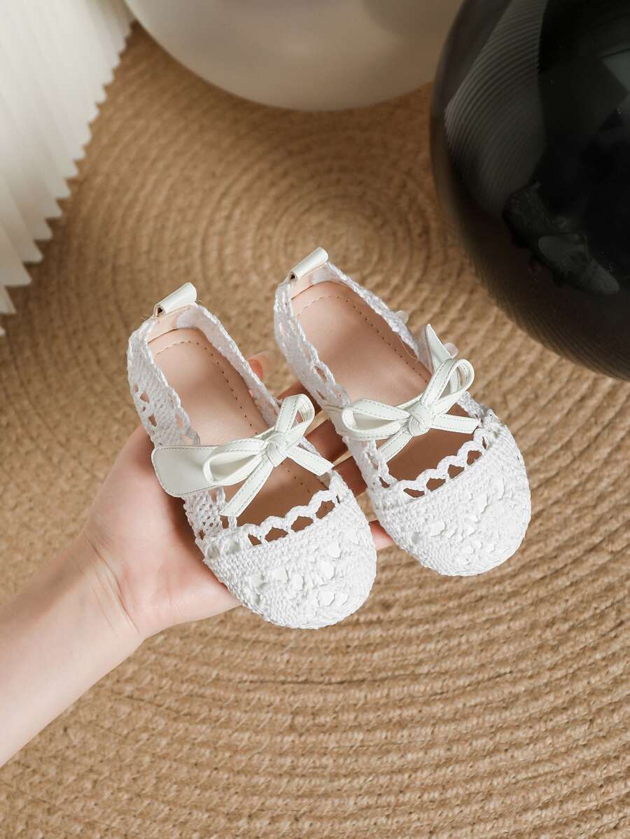 Giày búp bê trẻ em - trắng - Xem 1