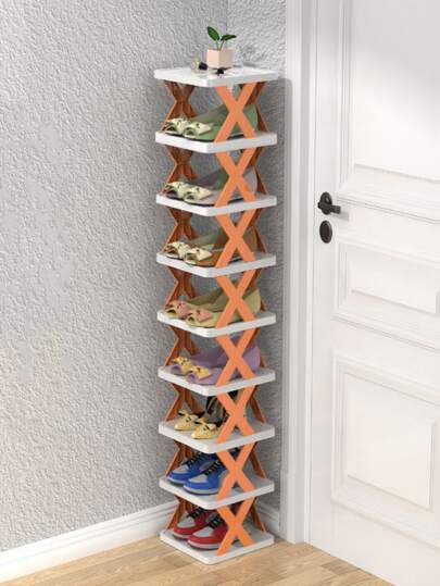1入組PP鞋子收納架,現代雙色多功能鞋收納