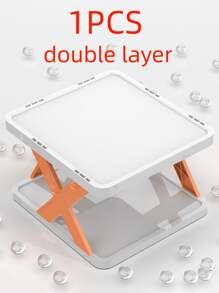 1入組PP鞋子收納架,現代雙色多功能鞋收納 - 橘色 - 查看 6