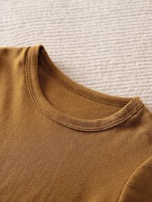 Yierying Bộ thời trang bé trai Hoạt hình Lá thư Giải trí - Nhiều màu - Xem 3