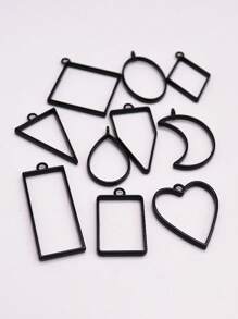 50 cái/bộ Mặt dây chuyền hình học DIY với 1 cuộn băng - Nhiều màu - Xem 2