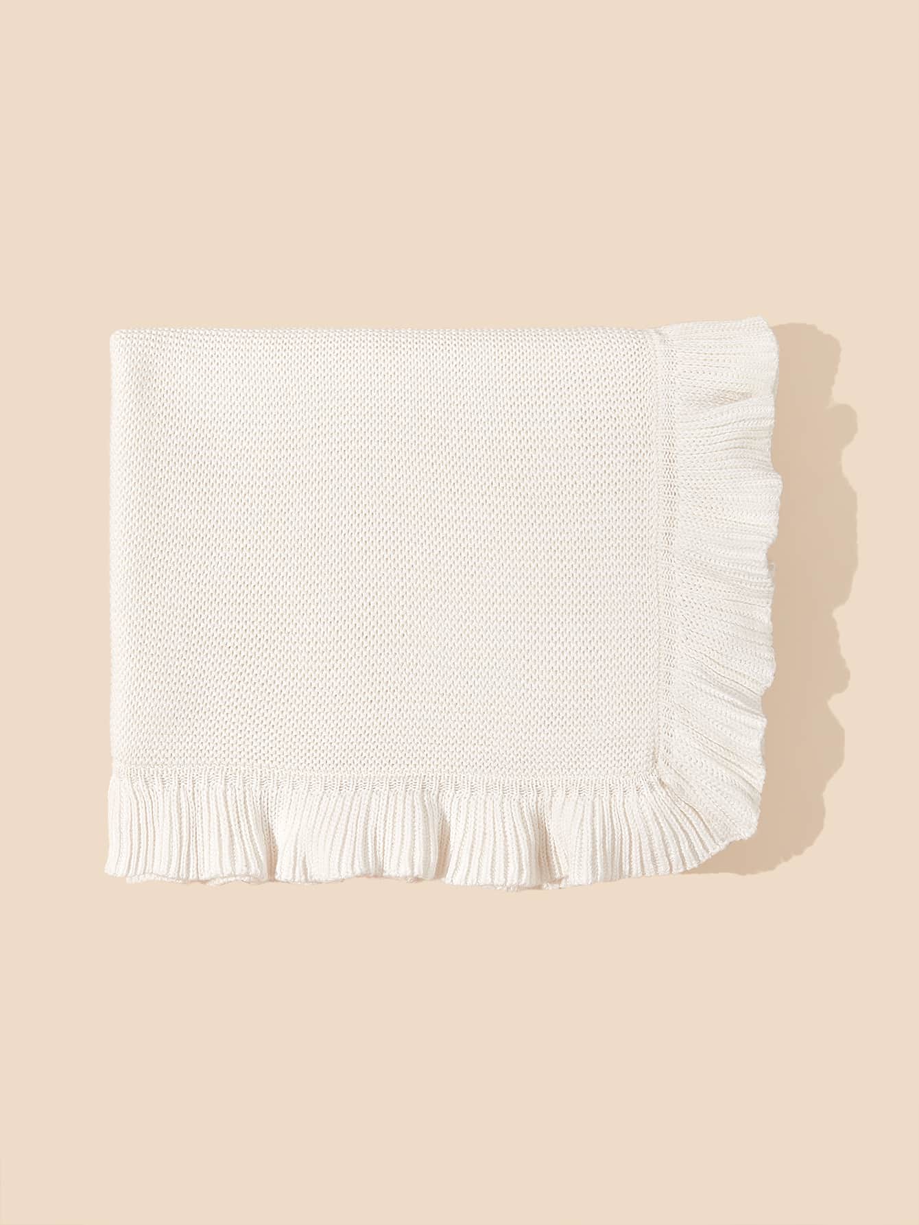 1 件婴儿荷叶边襁褓毯 爱情情人节