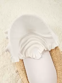 1 件婴儿荷叶边襁褓毯 爱情情人节