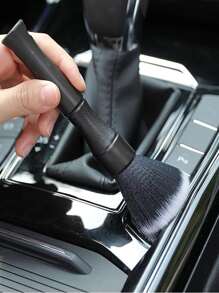1pc Multifunctional Car Cleaning Brush - Black - View 2
