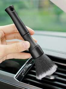 1pc Multifunctional Car Cleaning Brush - Black - View 5