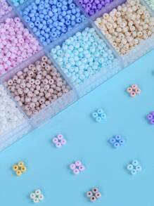 3mm 哑光米珠 15 槽收纳盒，休闲日常收纳盒 - 彩色 - 查看 4