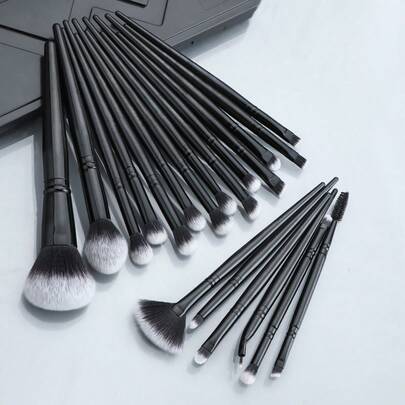 Makeup Brush Sets, 20pcs Classic Multifunctional Cosmetic Brush For Making Up Supply For Dresser For Cream Powder Liquid For Makeup Foundation Cream Lotion Moisturizer Gel Peel And Mud Sheets, Makeup Brush/Cosmetic Brush,Brush Set,Makeup Brush Kit,Make Up Brush Set,Make Up Set Complete,Makeup Brush Set,Complete Makeup Kit,Brush Kit,Brushes Makeup Set,Makeup Gift Set,Giveaways,Professional Makeup Brushes,Complete Makeup Set